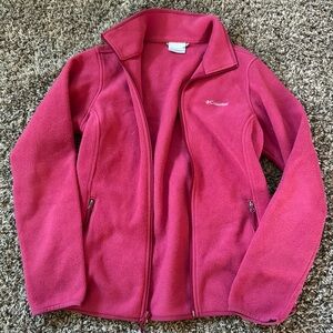 Columbia women’s fleece zip up. Size small
